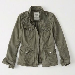 ABERCROMBIE AND FITCH Olive Green Jacket size Smal